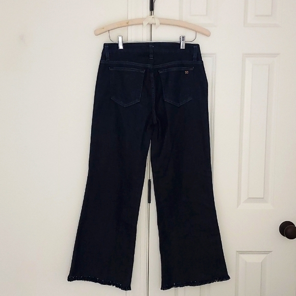 Joe's Jeans Wide Flare Freyed Jean's - Picture 6 of 10
